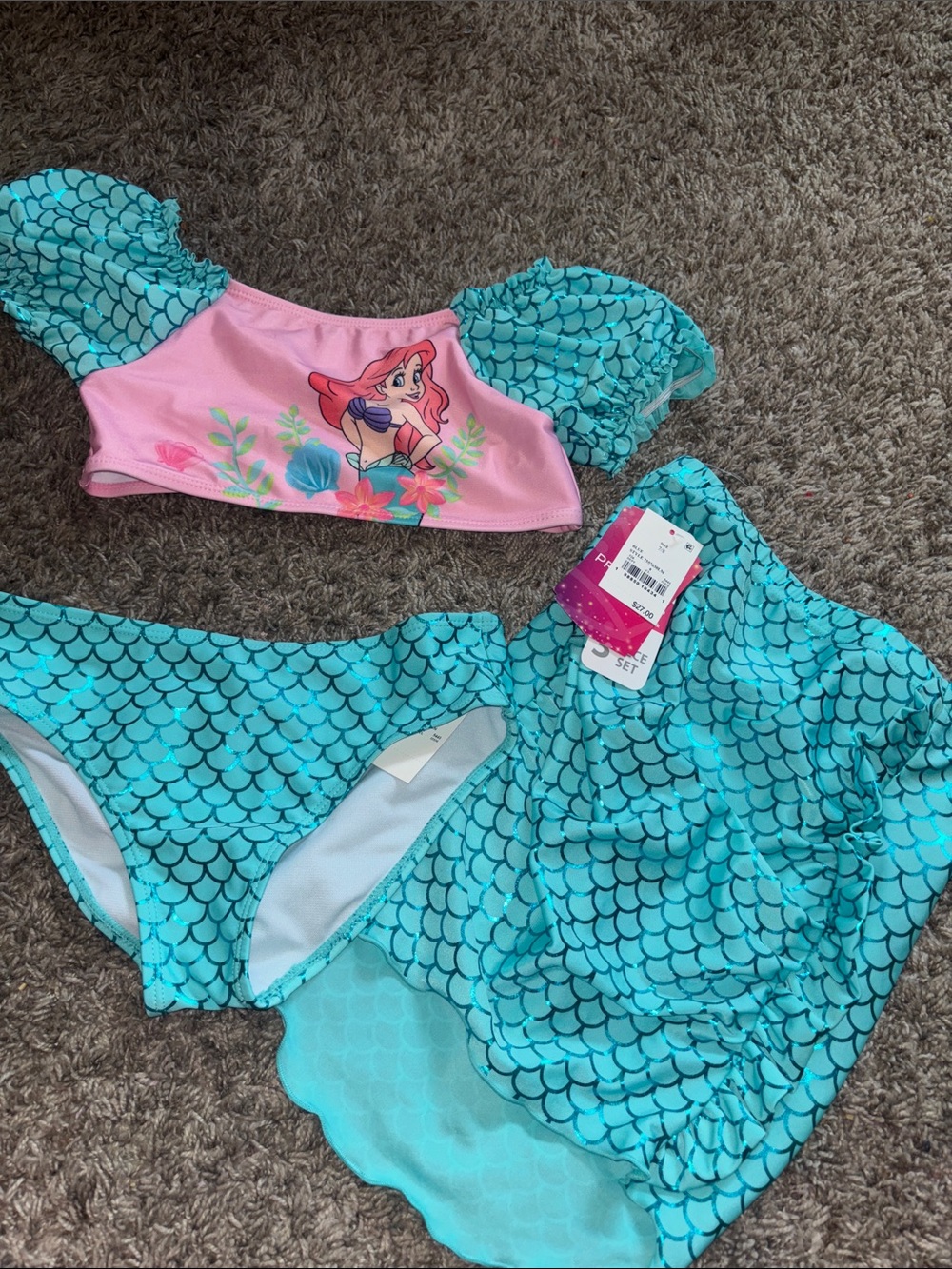 NWT Little Mermaid Bathing Suit
